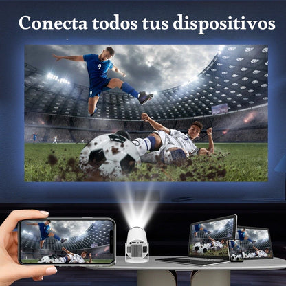 Proyector Smart Cine Wifi Bluetooth HDMI 1080p + Equipo de sonido de regalo