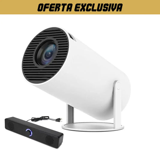 Proyector Smart Cine Wifi Bluetooth HDMI 1080p + Equipo de sonido de regalo